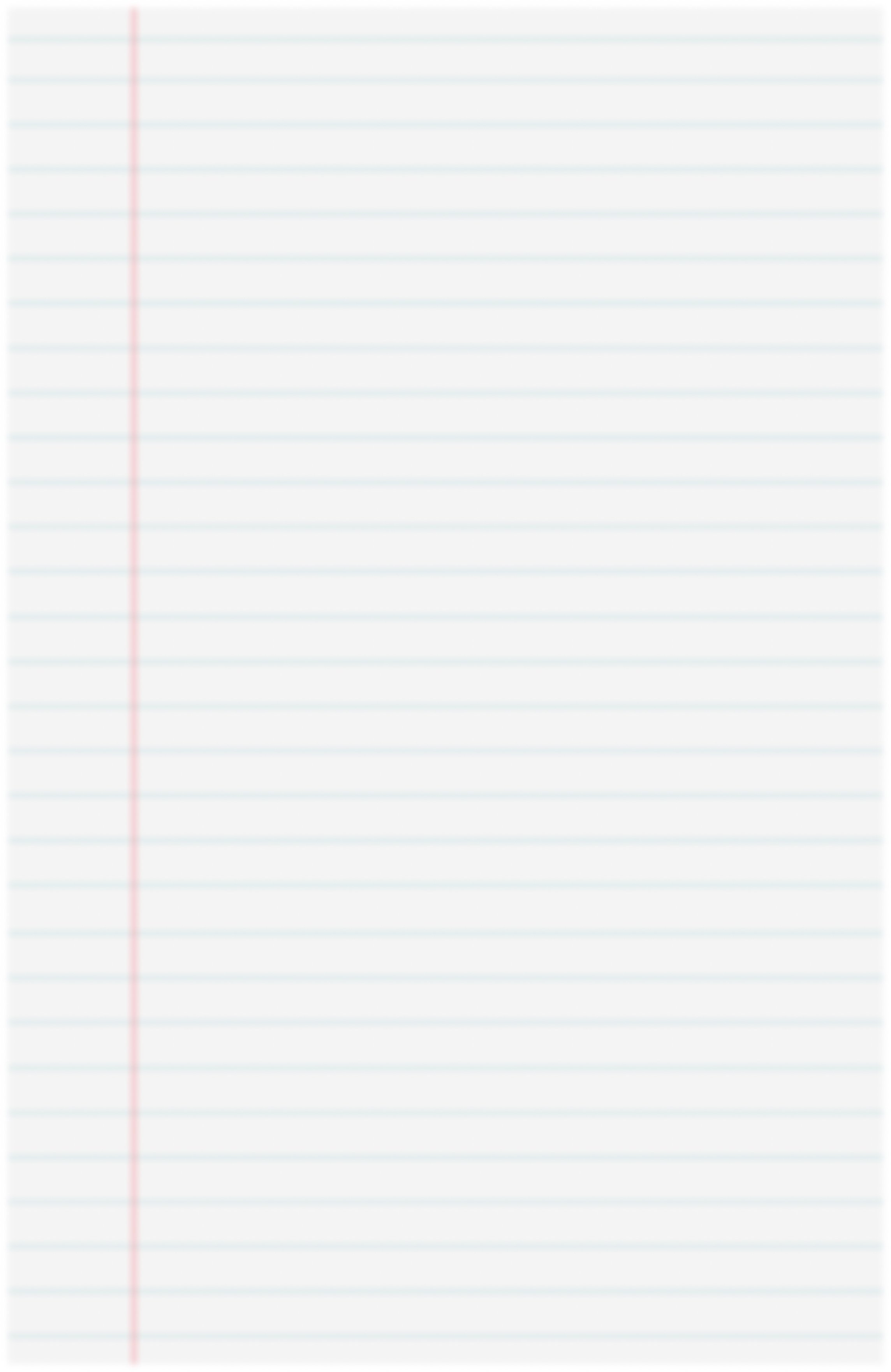 Ruled notebook paper