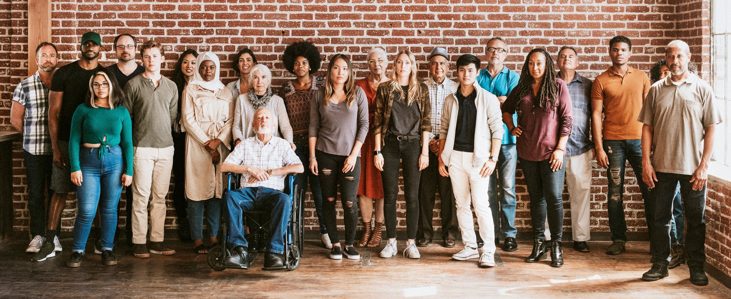 A diverse group of potential users