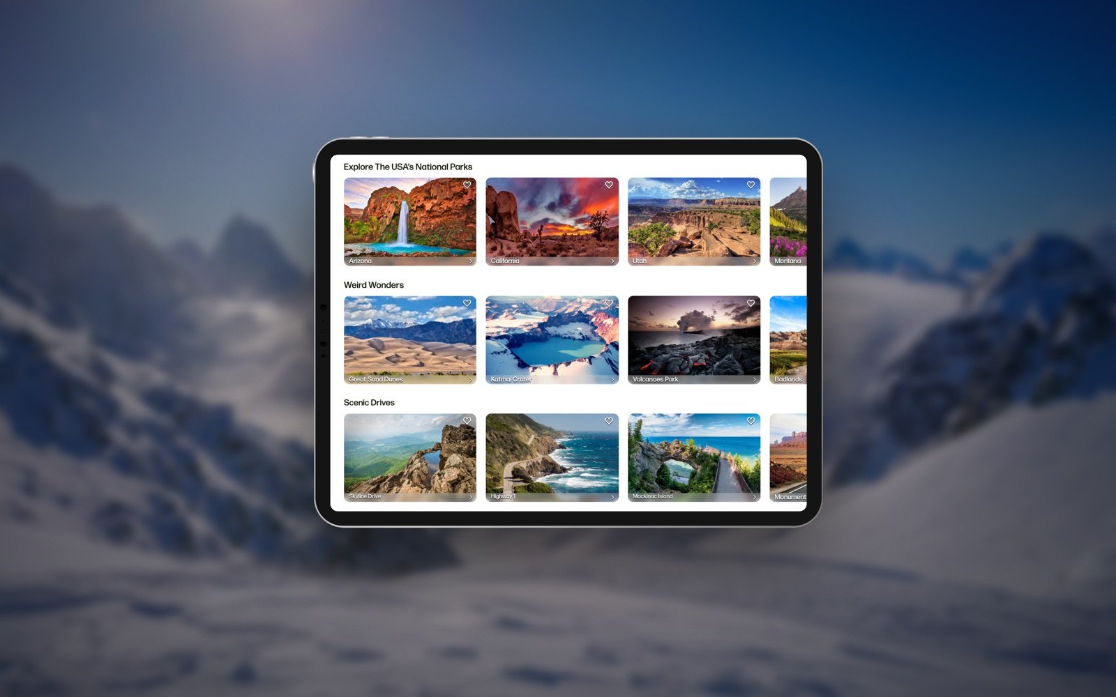 Off Beat — road-trip planning app concept
