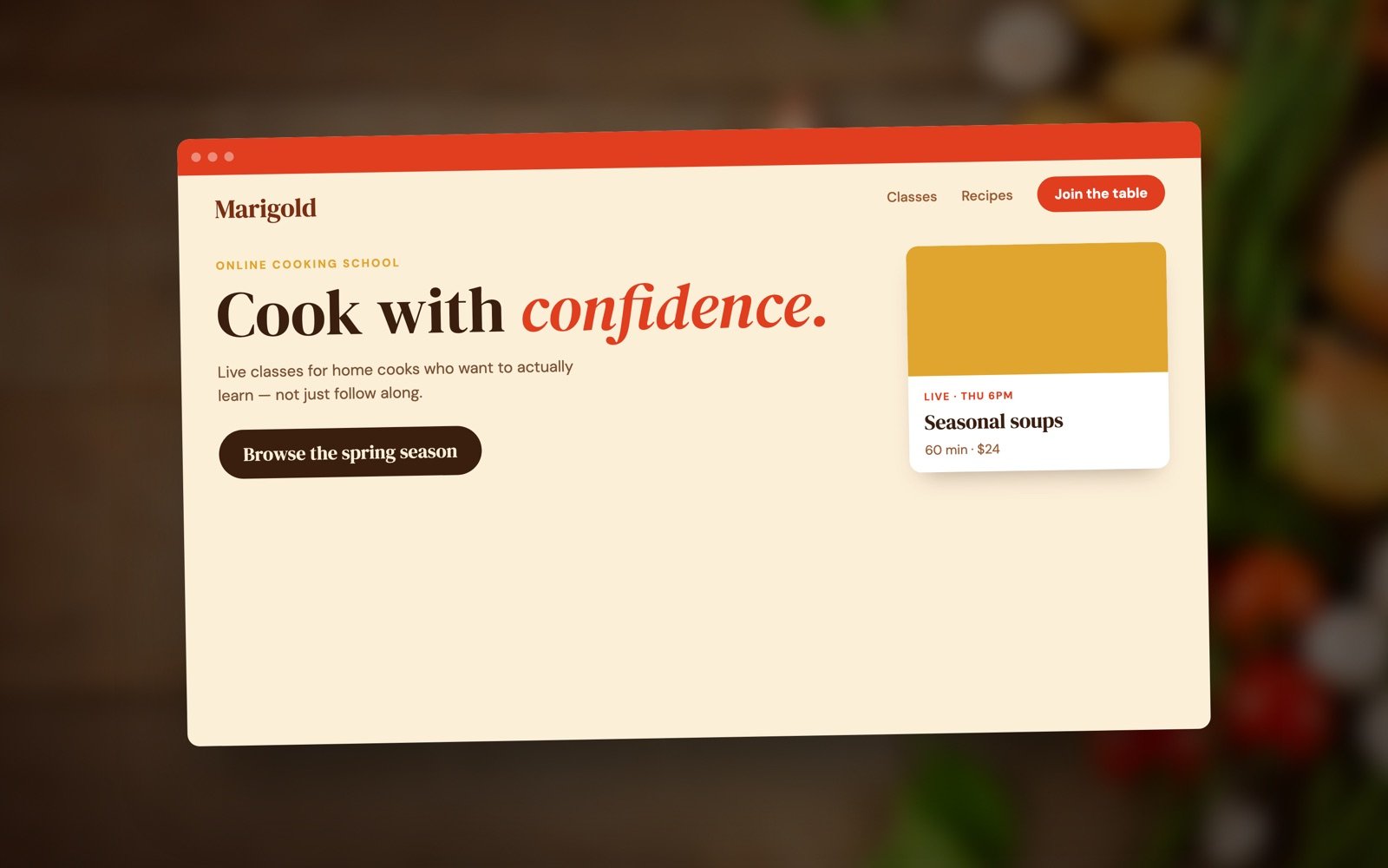 Food Education Brand project