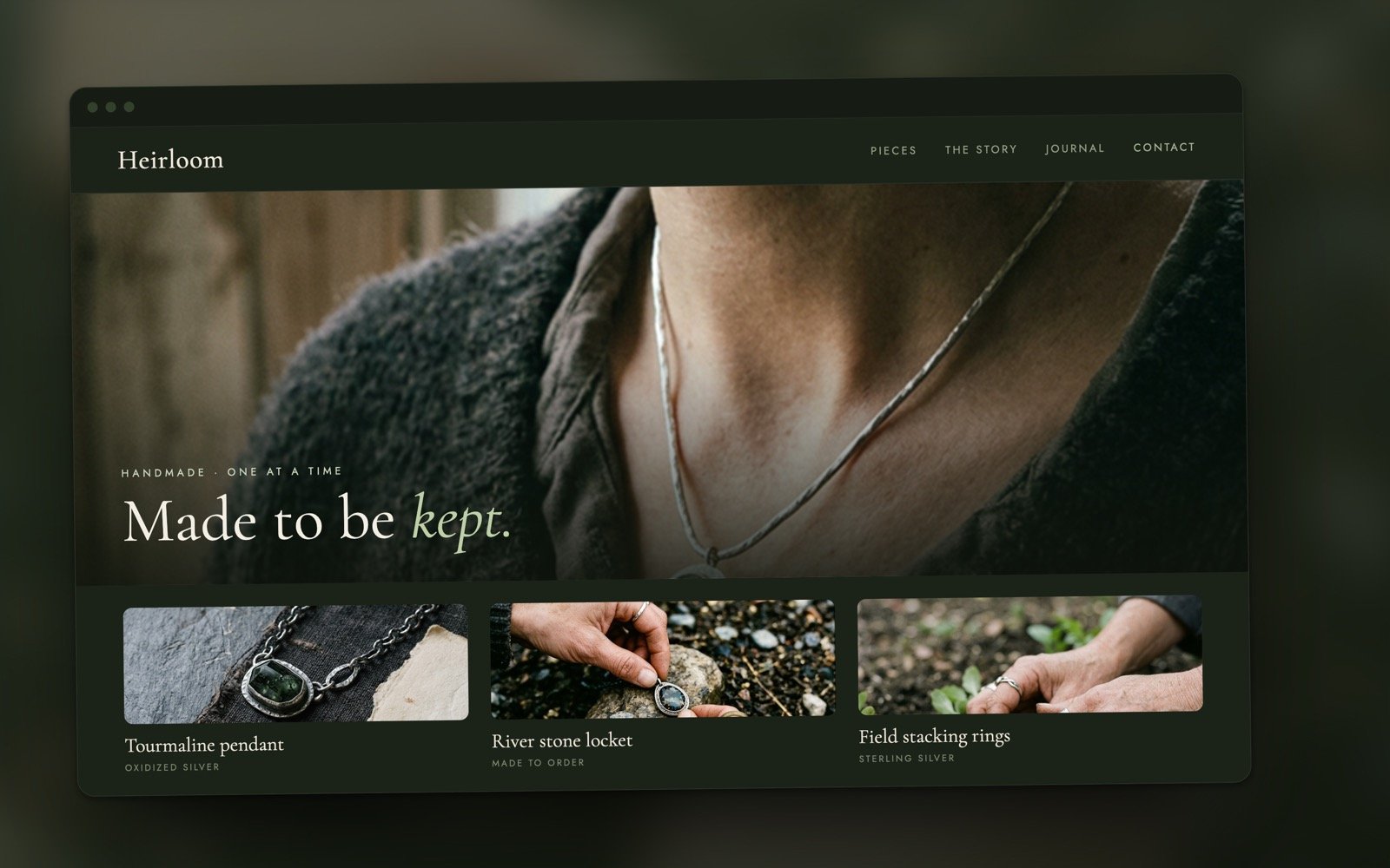 Heirloom jewelry brand
